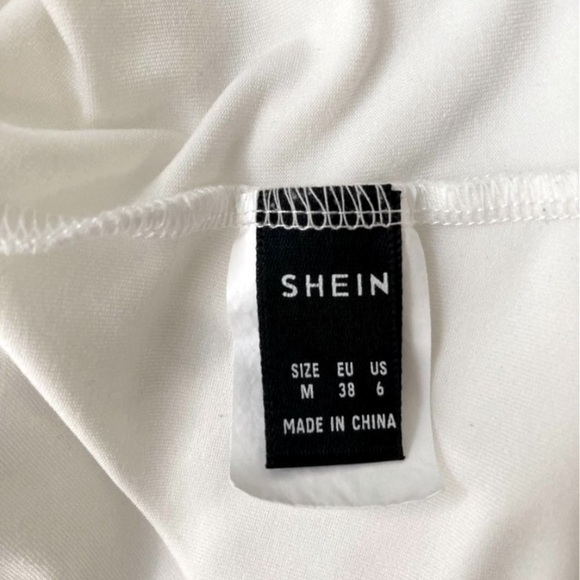 SHEIN white full zip hoodie - Picture 3 of 4